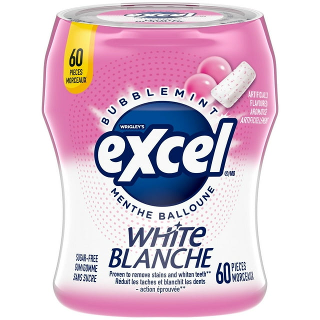 EXCEL White Bubblemint Sugar-Free