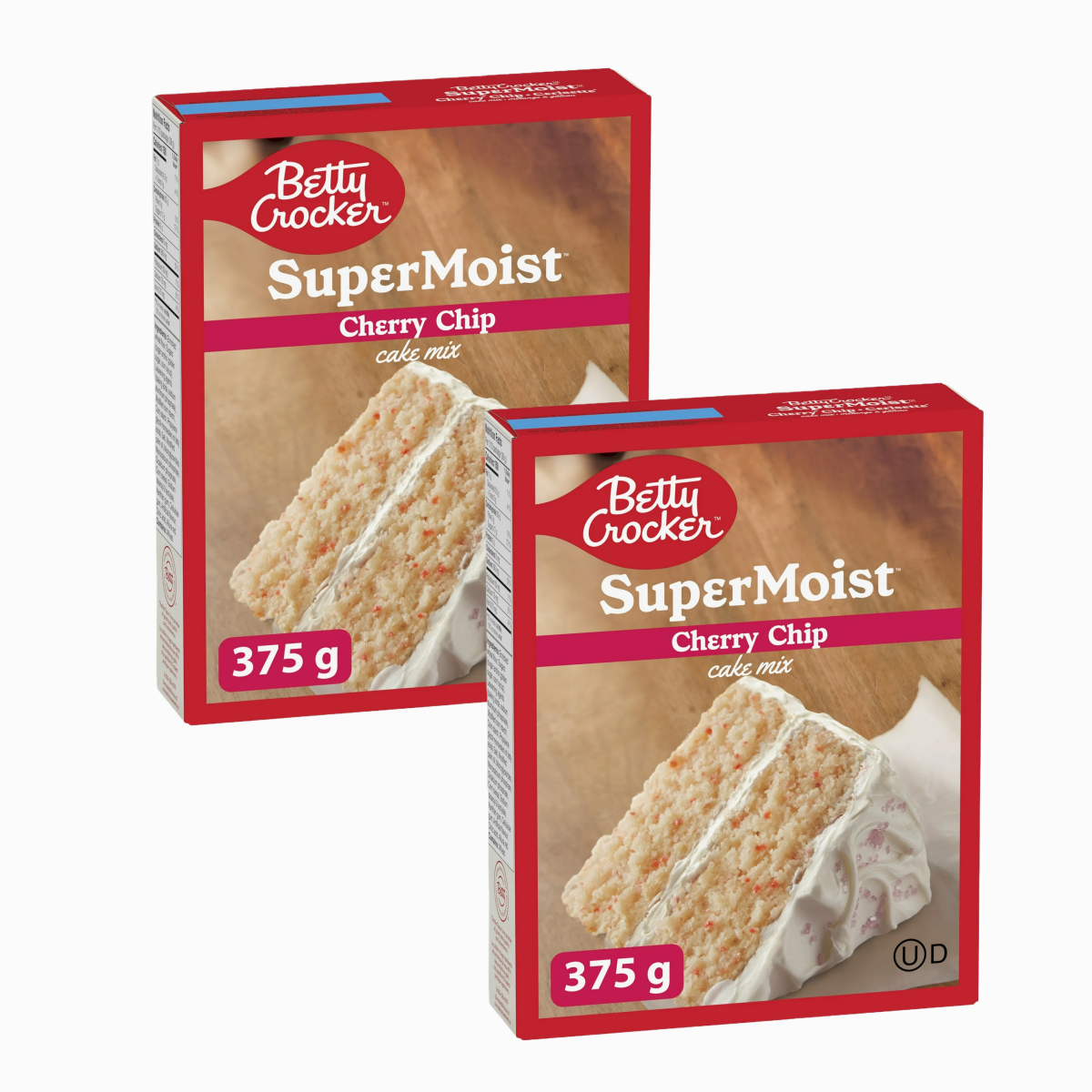 Betty Crocker Super Moist Cherry Chip Cake Mix 375g