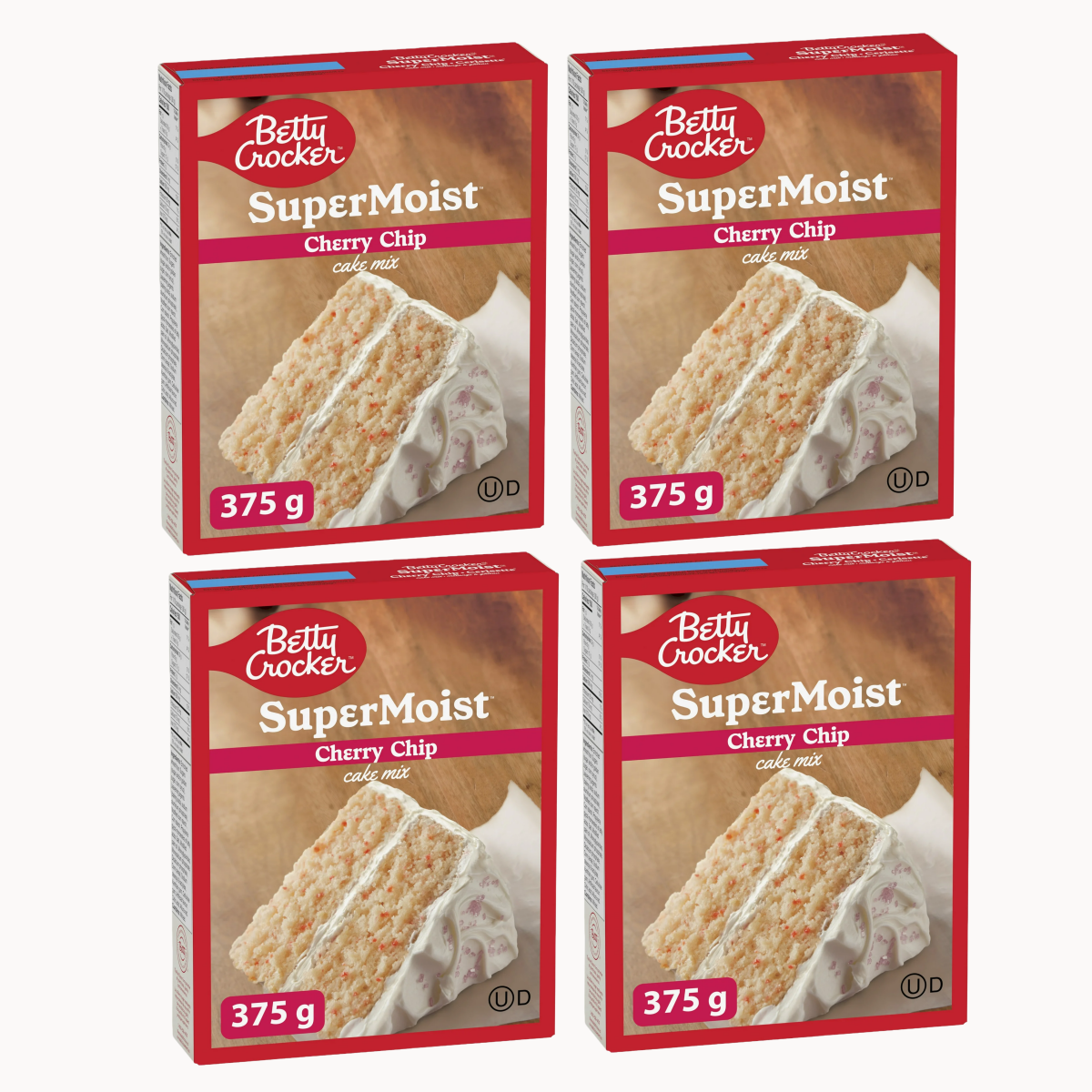 Betty Crocker Super Moist Cherry Chip Cake Mix 375g