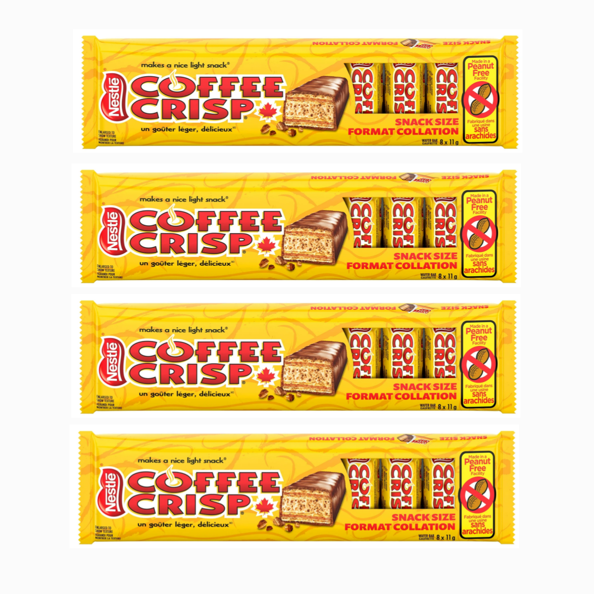 Coffee Crisp Chocolate Bars Minis 11g x 8pcs