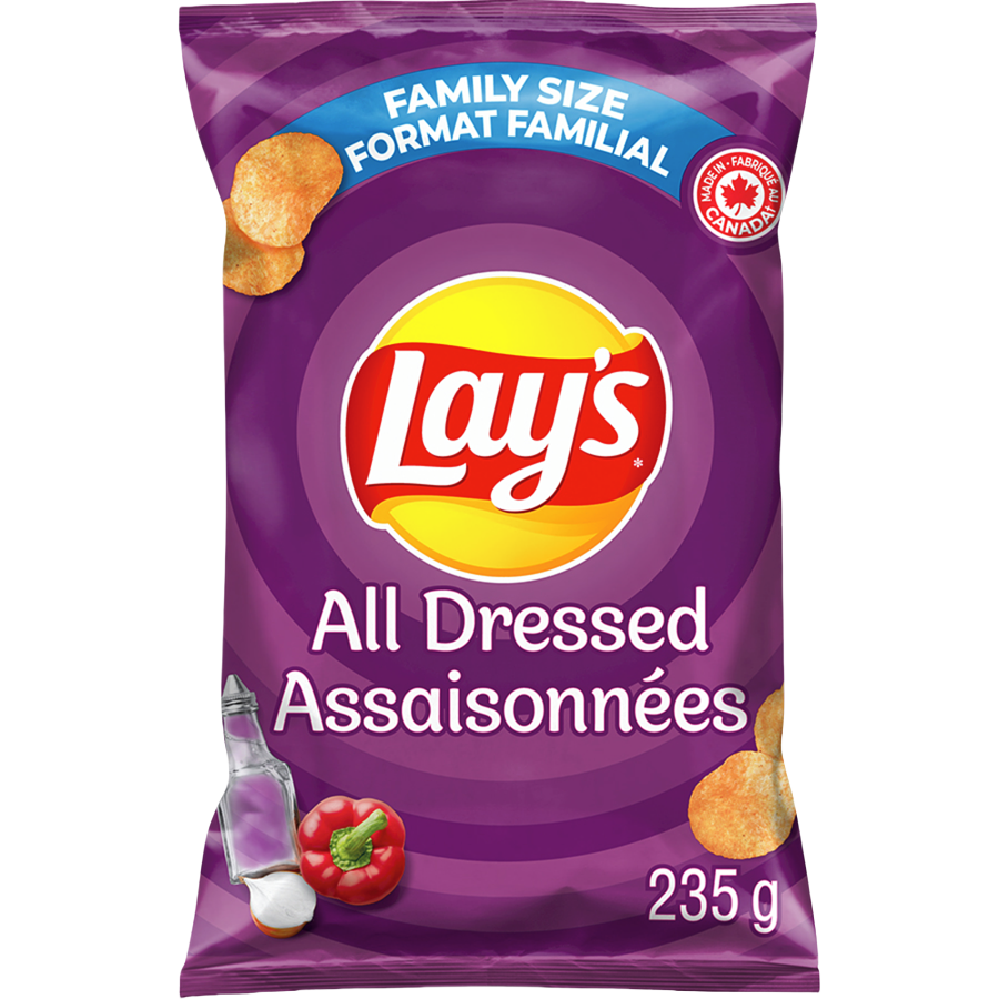 Lays All Dressed Chips Family Size