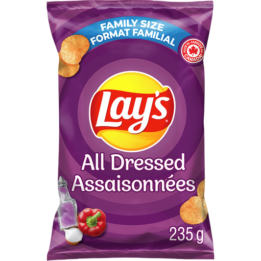 Lays All Dressed Chips Family Size