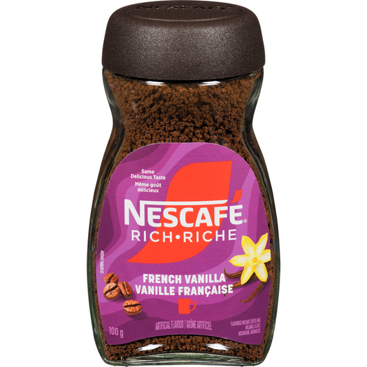 NESCAFE Rich Instant Coffee 100g (French Vanilla)